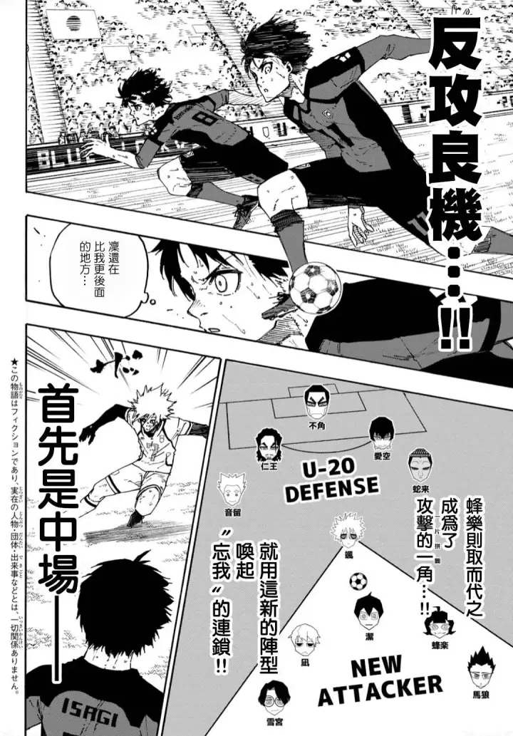 漫画《蓝色监狱 BLUE LOCK》第141话 怪物忘我第3张图
