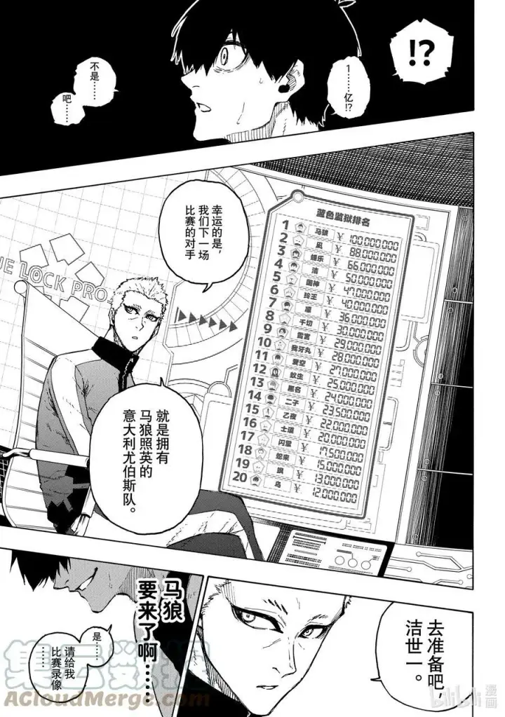 漫画《蓝色监狱 BLUE LOCK》204 战友第19张图