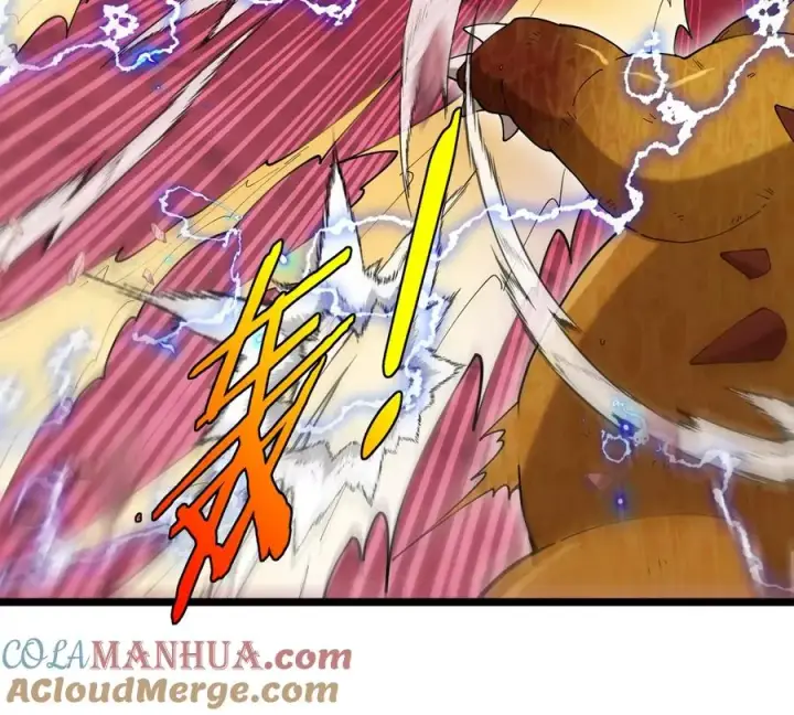 漫画《重生为怪兽什么鬼》第133话 极渊岛巨兽VS秘境巨兽第55张图