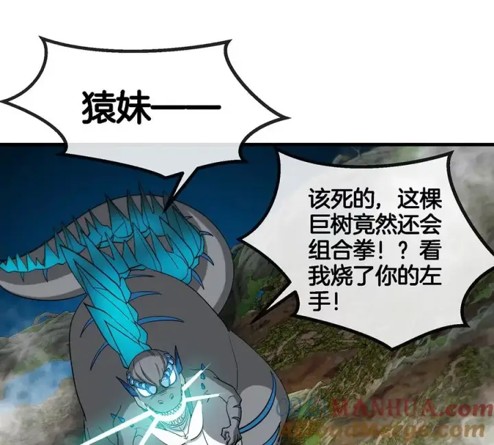 漫画《重生为怪兽什么鬼》第50话 会组合拳的尊柏树第49张图
