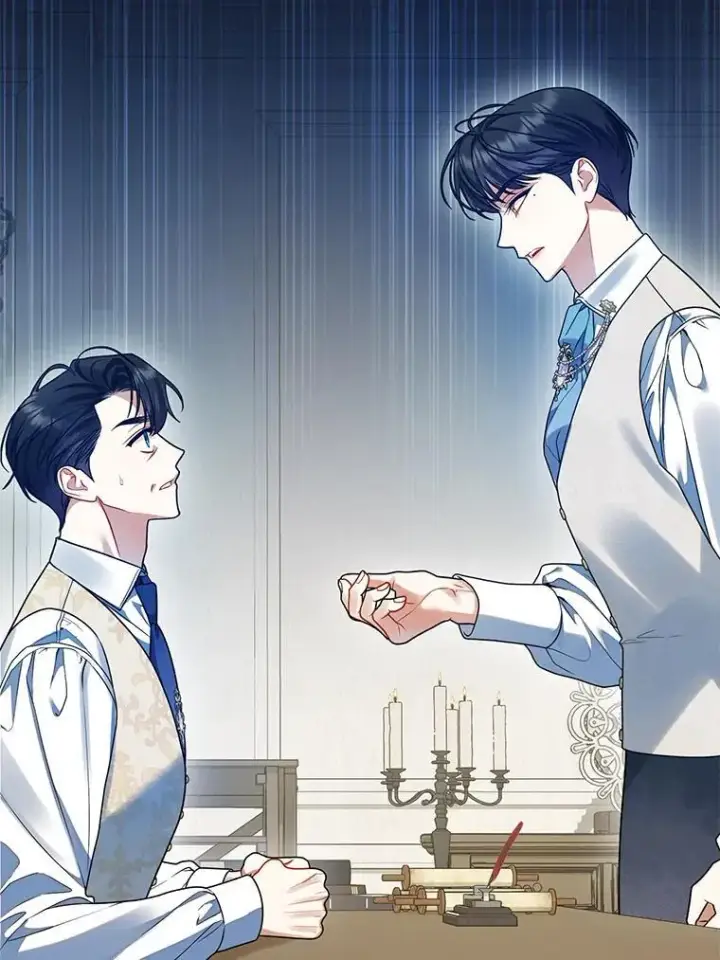 漫画《穿成后悔偏执狂的妹妹》56.传位第64张图