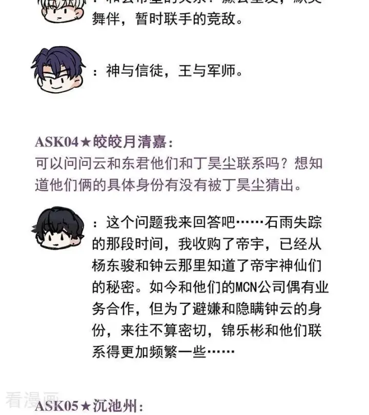 漫画《C位成神3》番外： 粉丝问答2.0第36张图