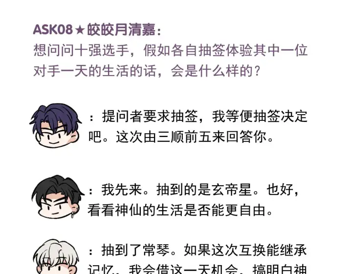 漫画《C位成神3》番外12 粉丝问答第16张图