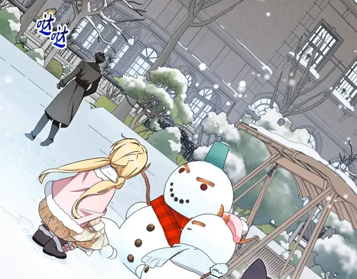 《反派少女被爱意围绕》第109话 堆雪人图150