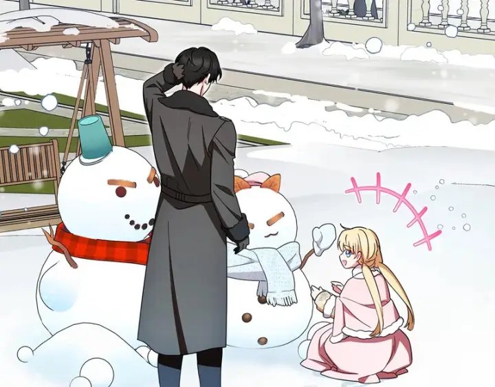 漫画《反派少女被爱意围绕》第109话 堆雪人第142张图