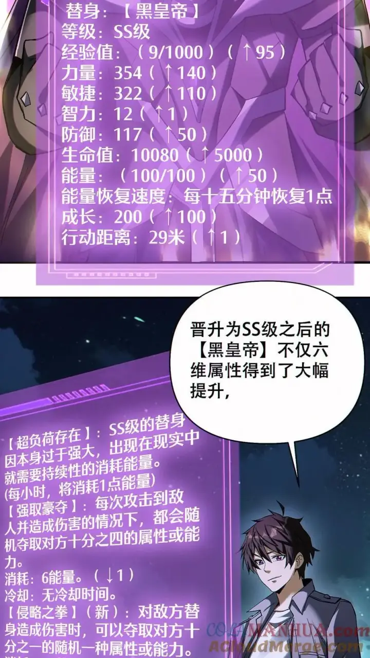 《掠夺无数天赋，我在全民时代封神》第75话 全员升级！图13