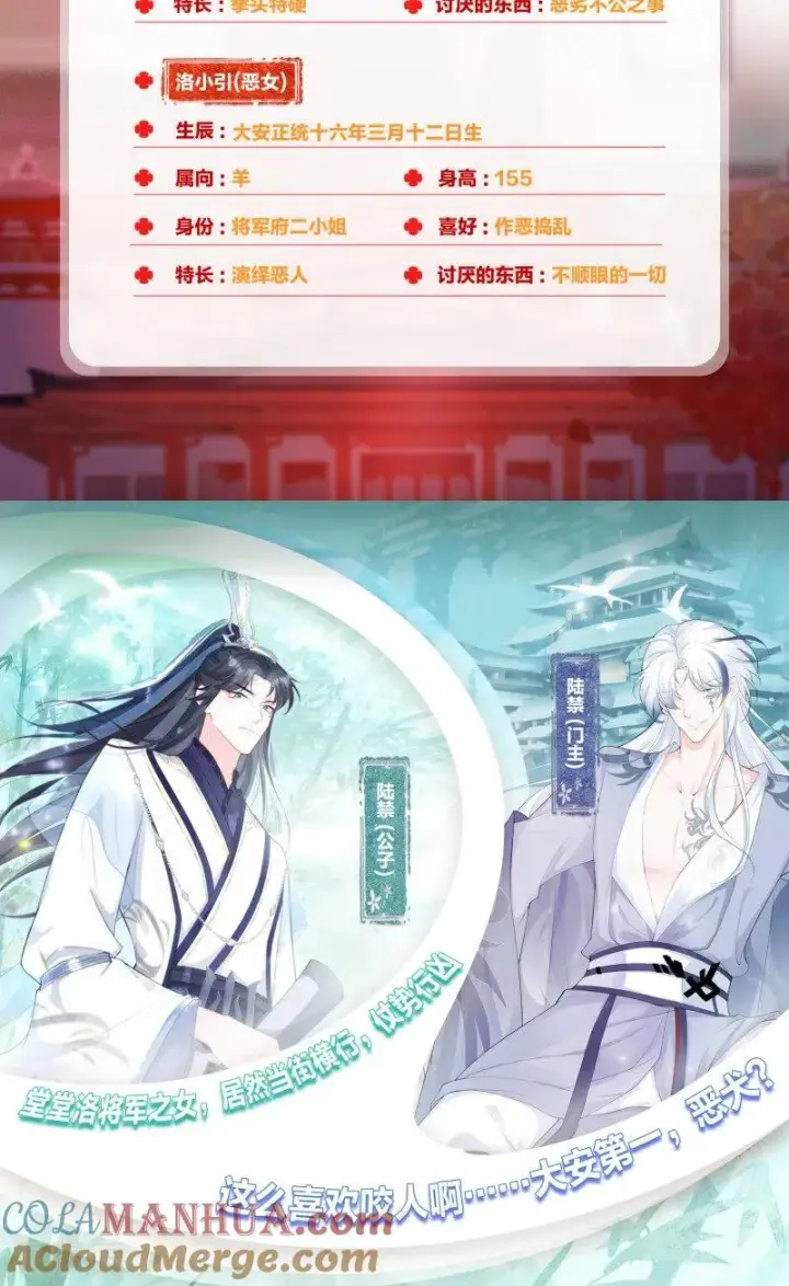 漫画《萌主人设又崩啦！》人物介绍第2张图