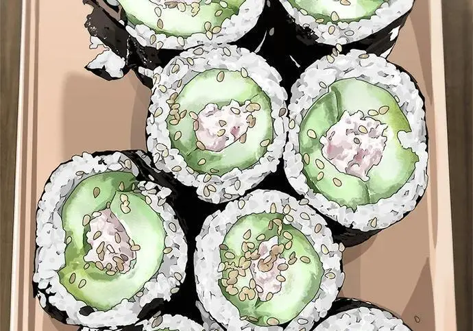 《米虫的一日三餐》第269话 小黄瓜饭卷图67