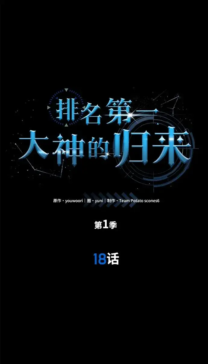 《排名第一大神的归来》第18话图2