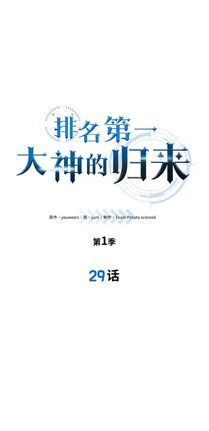 《排名第一大神的归来》第29话图8