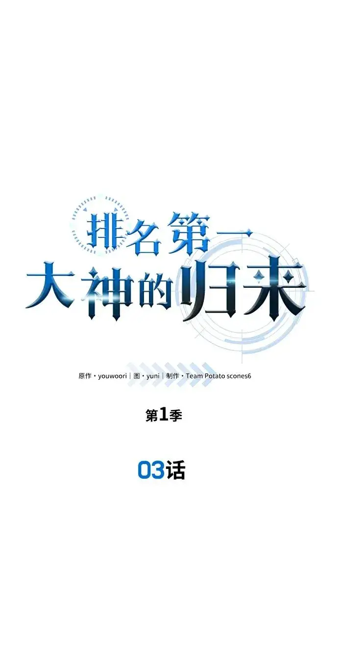 《排名第一大神的归来》第3话图2