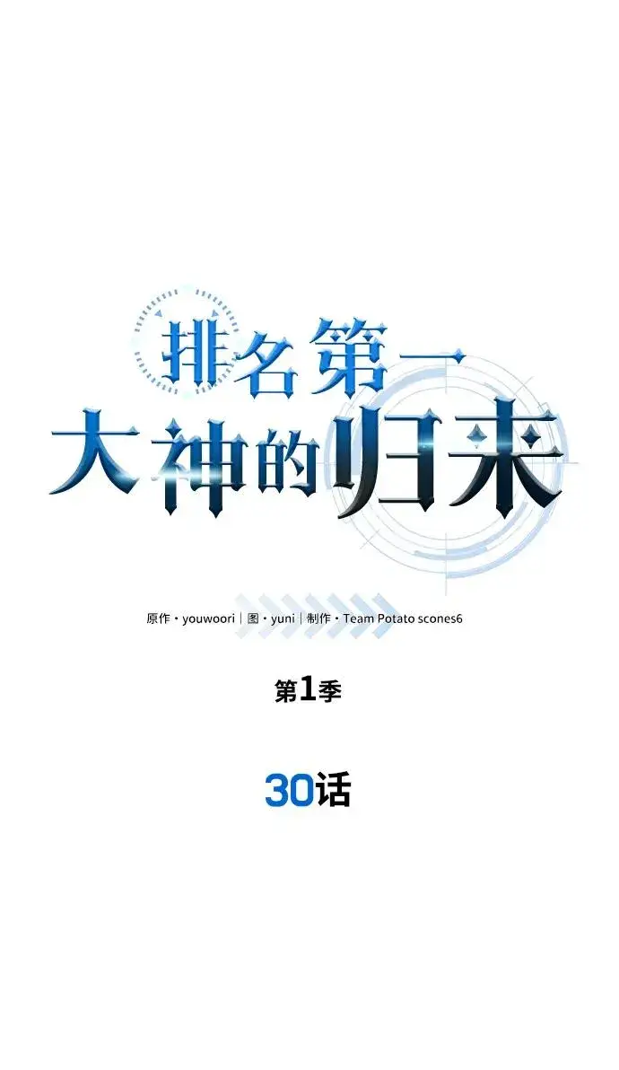 《排名第一大神的归来》第30话图2