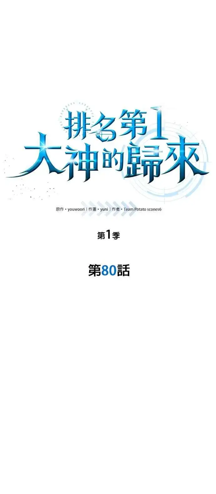 《排名第一大神的归来》第80话图44