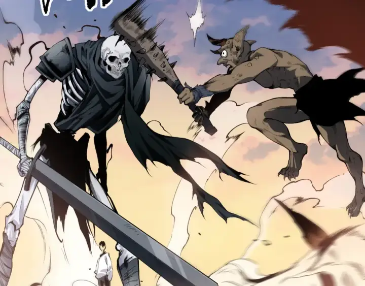 漫画《死灵法师！我即是天灾》002话：骷髅战士！第220张图