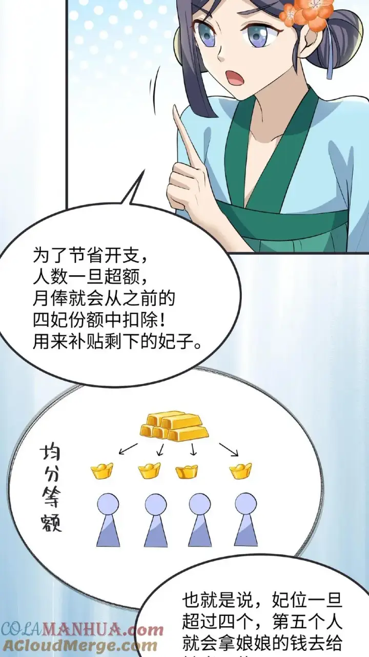 漫画《我穿回暴君小时候打翻他奶瓶》第118话 她们想要晋升妃位！第19张图