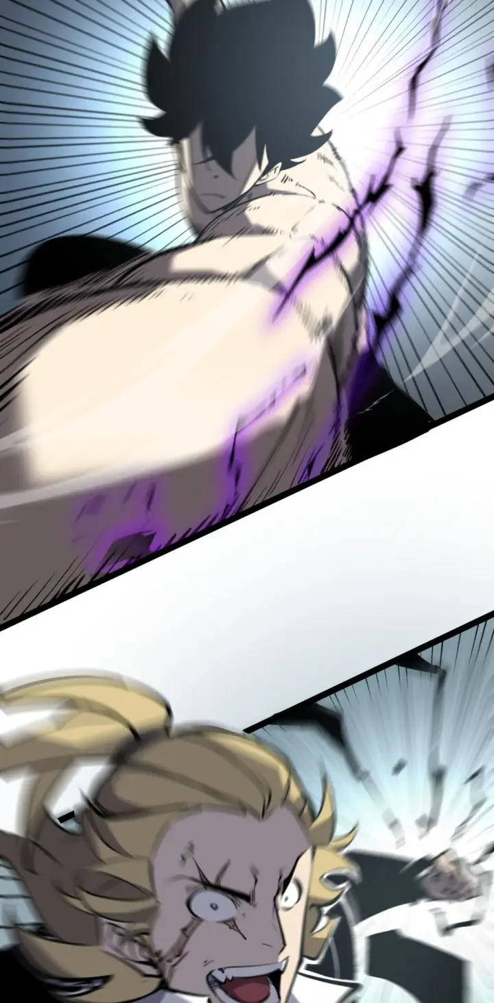漫画《我靠捡垃圾上王者》19 将点数全加给力量！第34张图