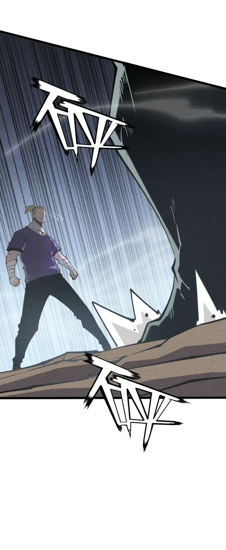 漫画《我靠捡垃圾上王者》19 将点数全加给力量！第55张图