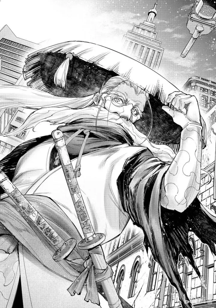 漫画《香格里拉·弗陇提亚~屎作猎人向神作发起挑战~》113 驰骋于混沌都市中的正义与邪恶第12张图