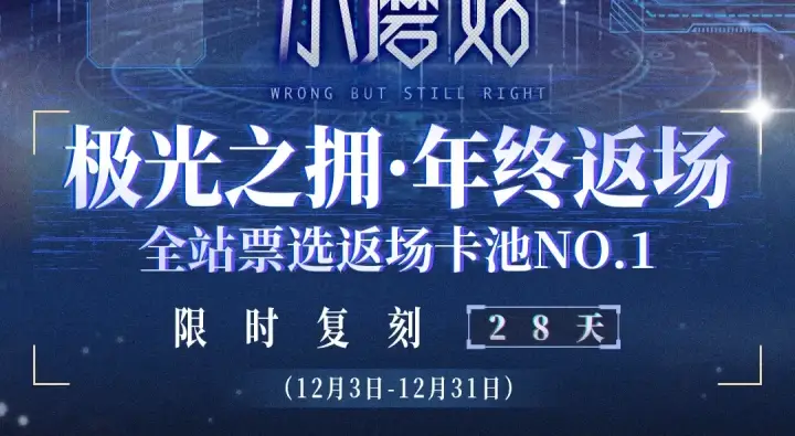 漫画《小蘑菇》极光之拥·年终返场：12月3日 全站票选返场卡池NO.1第2张图