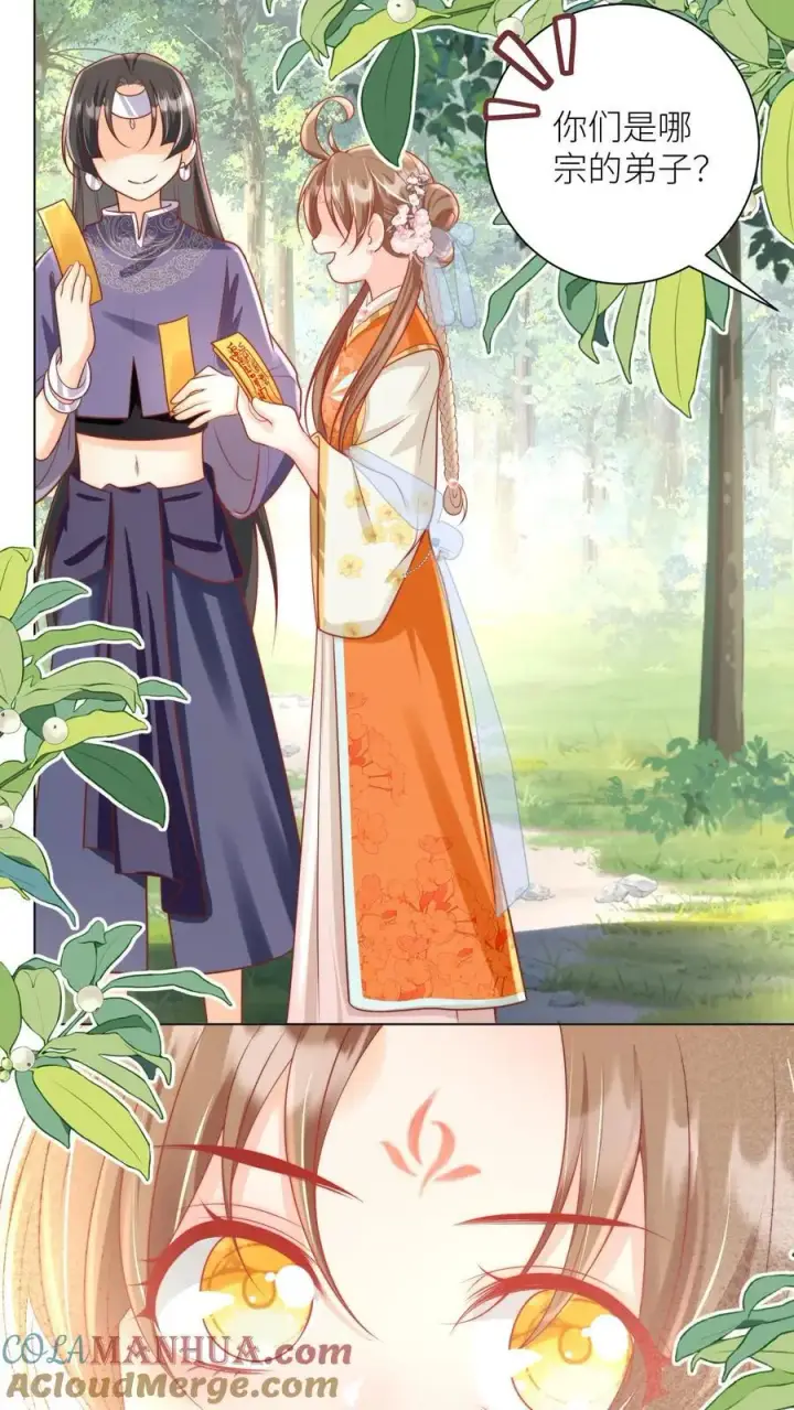 漫画《小师妹明明超强却过分沙雕》第66话 好、好绿的宗门啊！第15张图