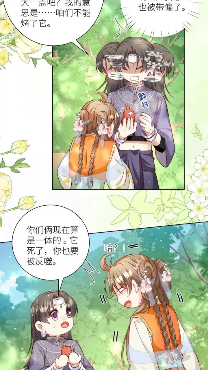 漫画《小师妹明明超强却过分沙雕》第70话 鸡要养肥了再吃！第14张图