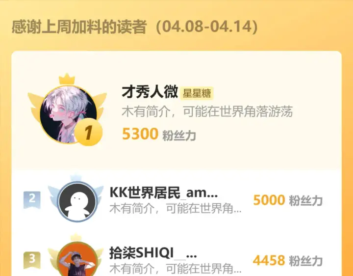 漫画《星辰于我》 更五休一通知第4张图