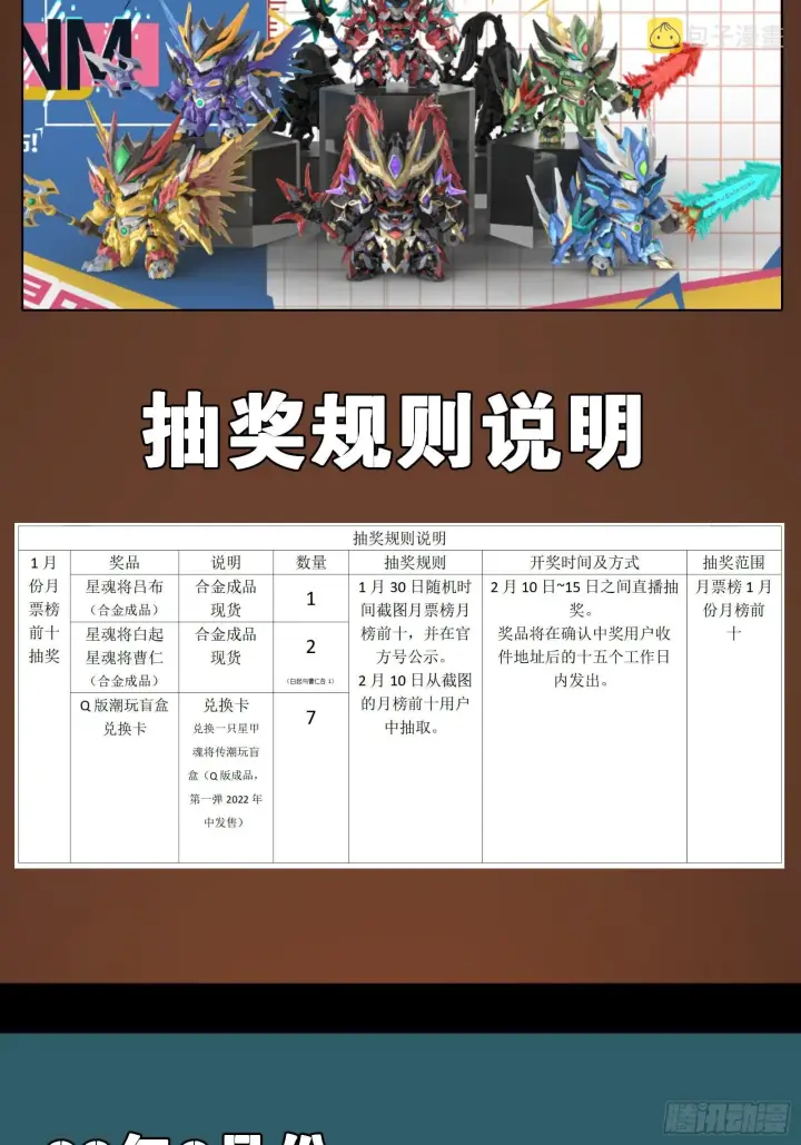 《星甲魂将传》抽奖活动正式公告图5