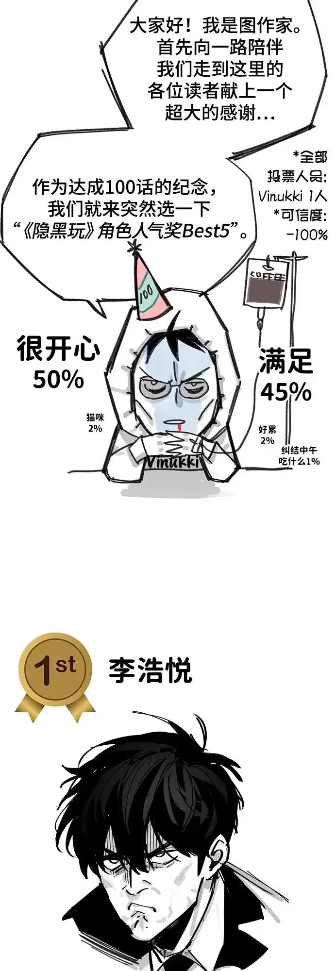 漫画《隐瞒黑历史的玩家》第100话+贺图公开!第116张图